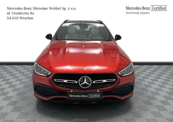 Mercedes-Benz Klasa C cena 289900 przebieg: 8000, rok produkcji 2022 z Wrocław małe 497